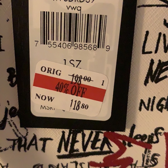 Brand new DKNY Bryant Dome Satchel graffiti!! - Picture 8 of 9